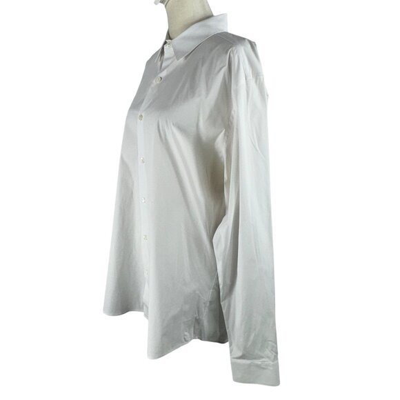 THEORY Men's Sylvain_Kenai White Button Down Shirt Size XL - Picture 2 of 8